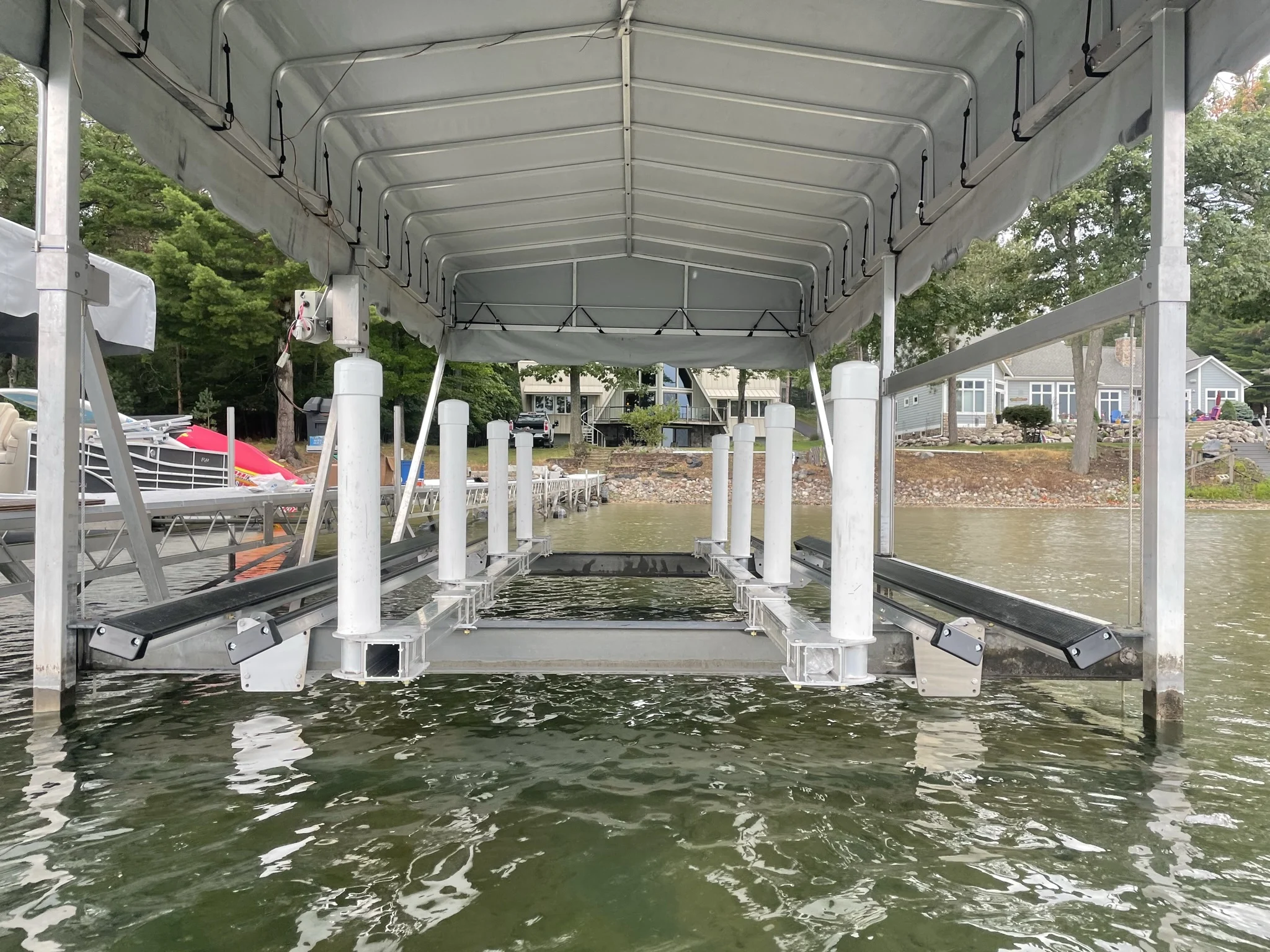 1-saddle kit w pvc pontoon guide ons